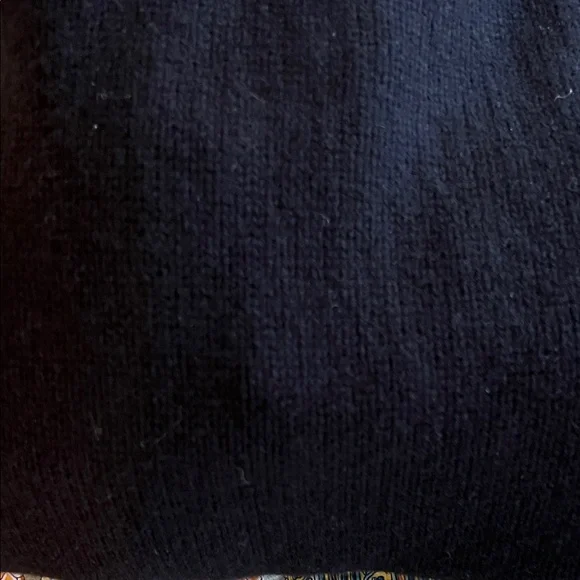 The Front Row Black Turtleneck Cashmere and Cotton long Sweater, NWT